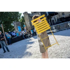 Chaise De Jardin Pliante FERMOB Bistro Métal - Miel 15 Chaise De Jardin Pliante FERMOB Bistro Métal - Miel -Fatboy Boutique 010173 chaise de jardin pliante fermob bistro metal miel transport 1