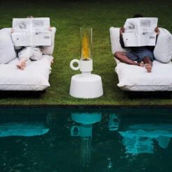 Module Fauteuil D'angle Pour Canapé Fatboy Paletti - Brume 8 Module Fauteuil D'angle Pour Canapé Fatboy Paletti - Brume -Fatboy Boutique 0104435 module fauteuil angle canape fatboy paletti brume ambiance