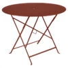 Table De Jardin 4 Personnes FERMOB Bistro Ø 96 Cm - Ocre Rouge -Fatboy Boutique 023520 table jardin fermob bistro 96 cm ocre rouge