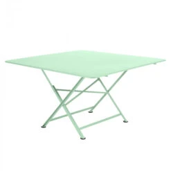 Table De Jardin 8 Personnes FERMOB Cargo 128 X 128 Cm - Vert Opaline