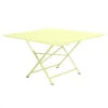 Table De Jardin 8 Personnes FERMOB Cargo 128 X 128 Cm - Citron Givré
