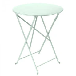 Table De Jardin 2 Personnes FERMOB Bistro Ø 60 Cm - Menthe Glaciale