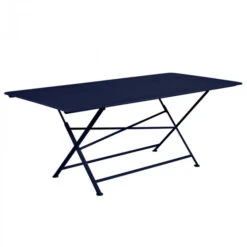 Table De Jardin 10 Personnes FERMOB Cargo 190 X 90 Cm - Bleu Abysse