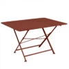 Table De Jardin 6 Personnes FERMOB Cargo 128 X 90 Cm - Ocre Rouge 1 Table De Jardin 6 Personnes FERMOB Cargo 128 X 90 Cm - Ocre Rouge -Fatboy Boutique 024820 table jardin fermob cargo 128 90 cm ocre rouge