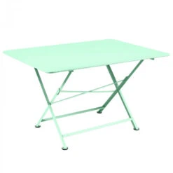 Table De Jardin 6 Personnes FERMOB Cargo 128 X 90 Cm - Vert Opaline