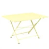 Table De Jardin 6 Personnes FERMOB Cargo 128 X 90 Cm - Citron Givré -Fatboy Boutique 0248a6 table jardin fermob cargo 128 x 90 cm citron givre