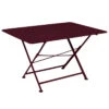 Table De Jardin 6 Personnes FERMOB Cargo 128 X 90 Cm - Cerise Noire
