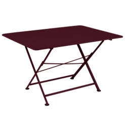 Table De Jardin 6 Personnes FERMOB Cargo 128 X 90 Cm - Cerise Noire