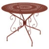Table De Jardin 4 Personnes FERMOB Montmartre Ø 96 Cm - Ocre Rouge -Fatboy Boutique 063020 table jardin fermob montmartre 96 cm ocre rouge
