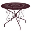 Table De Jardin 4 Personnes FERMOB Montmartre Ø 96 Cm - Cerise Noire -Fatboy Boutique 0630b9 table jardin fermob montmartre 96cm cerise noire