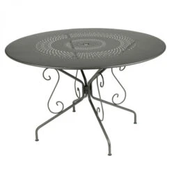 Table De Jardin 8 Personnes FERMOB Montmartre Ø 117 Cm - Romarin