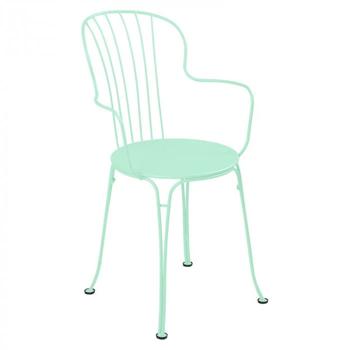 Fauteuil De Jardin Empilable FERMOB Opéra + - Vert Opaline 3 Fauteuil De Jardin Empilable FERMOB Opéra + - Vert Opaline