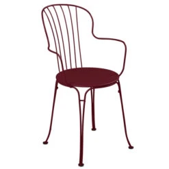 Fauteuil De Jardin Empilable FERMOB Opéra + - Cerise Noire