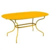 Table De Jardin Ovale 6 Personnes FERMOB Opéra + 160 X 90 Cm - Miel