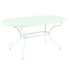 Table De Jardin Ovale 6 Personnes FERMOB Opéra + 160 X 90 Cm - Menthe Glaciale