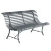 Banc De Jardin FERMOB Louisiane - Gris Orage -Fatboy Boutique 100026 banc de jardin fermob louisiane gris orage