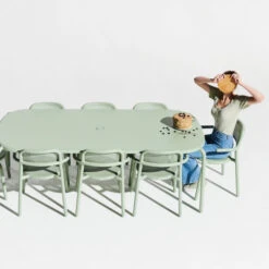 Table De Jardin 8 Personnes Fatboy Toní Tablo - Vert Brume -Fatboy Boutique 103822 table jardin fatboy toni tablo vert brume ambiance 3
