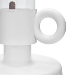 Lampe Fatboy Flamtastique - Gris Clair -Fatboy Boutique 104684 lampe huile fatboy flamtastique gris clair poignee