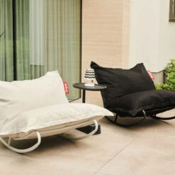 Rocking Chair Fatboy Rock'n'Roll - Gris Clair -Fatboy Boutique 104915 rocking chair fatboy rocknroll gris clair ambiance