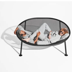 Grand Fauteuil Hamac Fatboy Netorious - Anthracite -Fatboy Boutique 105376 grand fauteuil hamac fatboy netorious anthracite ambiance allonges