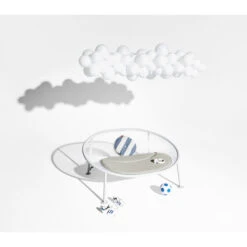 Grand Fauteuil Hamac Fatboy Netorious - Gris Clair -Fatboy Boutique 105817 grand fauteuil hamac fatboy netorious gris clair ambiance nuage