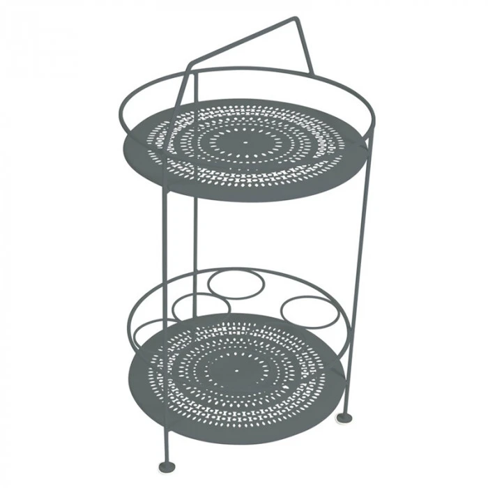 Bar Portatif FERMOB Montmartre - Gris Orage 3 Bar Portatif FERMOB Montmartre - Gris Orage