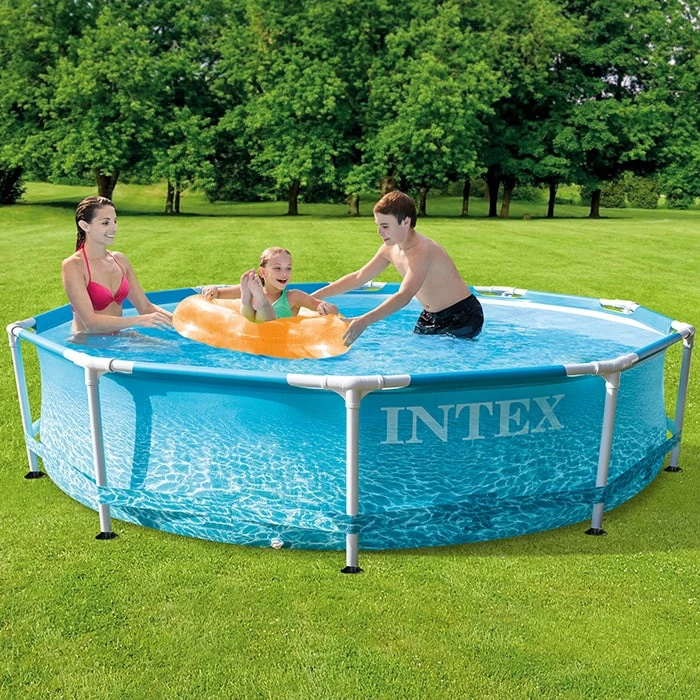 Piscine Tubulaire Intex Metal Frame Océan 3,05 X 0,76 M + Pompe Filtration à Cartouche 1 M³/h 4 Piscine Tubulaire Intex Metal Frame Océan 3,05 X 0,76 M + Pompe Filtration à Cartouche 1 M³/h – Image 2