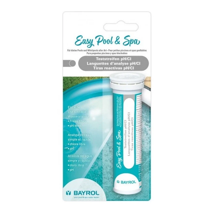 Tube De 25 Bandelettes PH/CL Easy Pool & Spa Bayrol 3 Tube De 25 Bandelettes PH/CL Easy Pool & Spa Bayrol