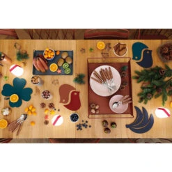 Dessous De Plat FERMOB Oiseaux - Rouge Ocre / Piment -Fatboy Boutique 300208 dessous plat fermob oiseaux rouge ocre piment ambiance 6