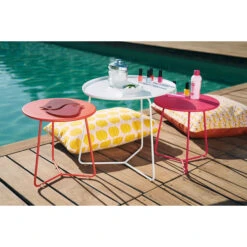 Dessous De Plat FERMOB Oiseaux - Rouge Ocre / Piment -Fatboy Boutique 300208 dessous plat fermob oiseaux rouge ocre piment ambiance 7