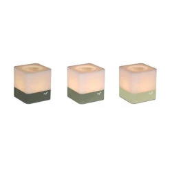 Lot De 3 Photophores FERMOB Cuub - Vert