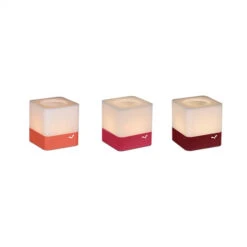 Lot De 3 Photophores FERMOB Cuub - Rouge