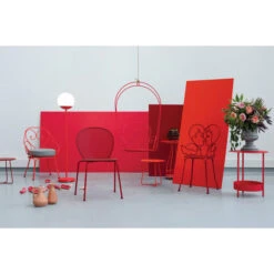 Guéridon De Jardin FERMOB Salsa - Piment -Fatboy Boutique 327043 table basse gueridon fermob salsa piment ambiance