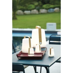 Lampe Nomade FERMOB Balad Bamboo H 38 Cm -Fatboy Boutique 365300 lampe nomade fermob balad h 38 bamboo ambiance 2 1