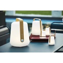 Lampe Nomade FERMOB Balad Bamboo H 38 Cm -Fatboy Boutique 365300 lampe nomade fermob balad h 38 bamboo ambiance 1