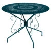 Table De Jardin 4 Personnes FERMOB Montmartre Ø 96 Cm - Bleu Acapulco -Fatboy Boutique 377 21 bleu acapulco table oe 96 cm 1