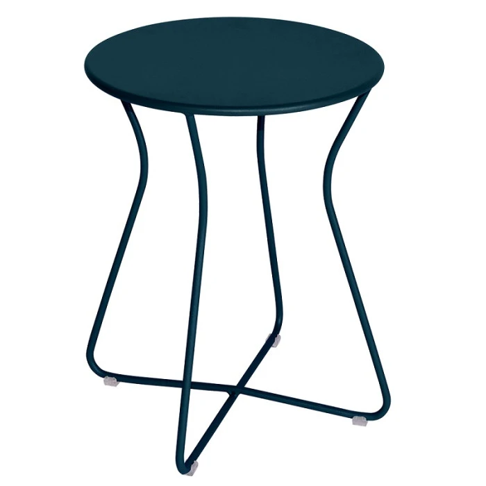 Tabouret De Jardin FERMOB Cocotte - Bleu Acapulco 3 Tabouret De Jardin FERMOB Cocotte - Bleu Acapulco