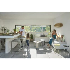 Tabouret De Jardin FERMOB Cocotte - Citron Givré -Fatboy Boutique 4702a6 tabouret jardin fermob cocotte citron givre ambiance famille