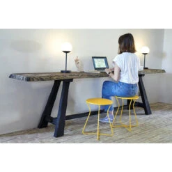 Tabouret De Jardin FERMOB Cocotte - Miel -Fatboy Boutique 4702c6 tabouret jardin fermob cocotte miel ambiance