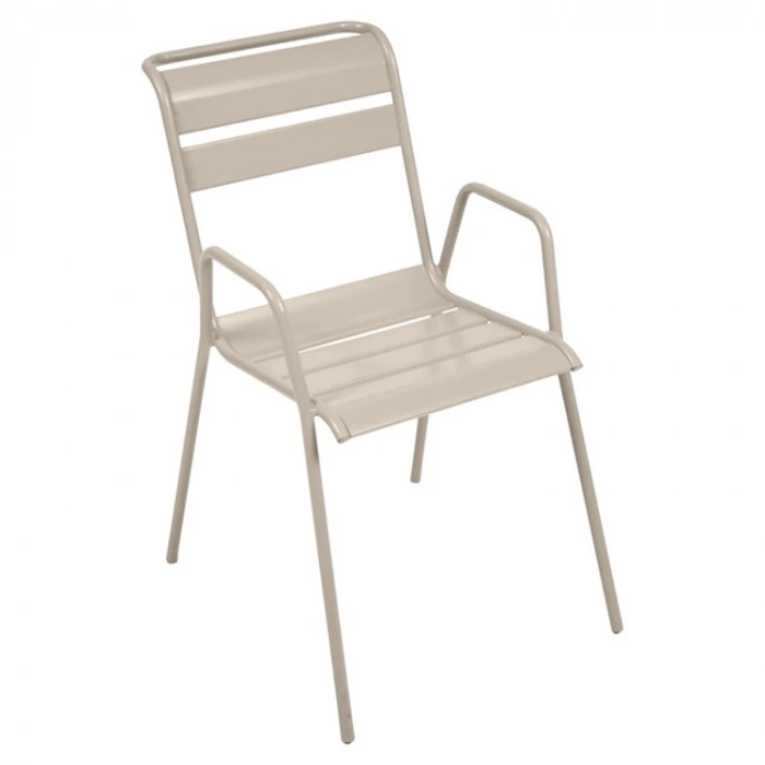 Fauteuil De Jardin Empilable FERMOB Monceau - Muscade 3 Fauteuil De Jardin Empilable FERMOB Monceau - Muscade