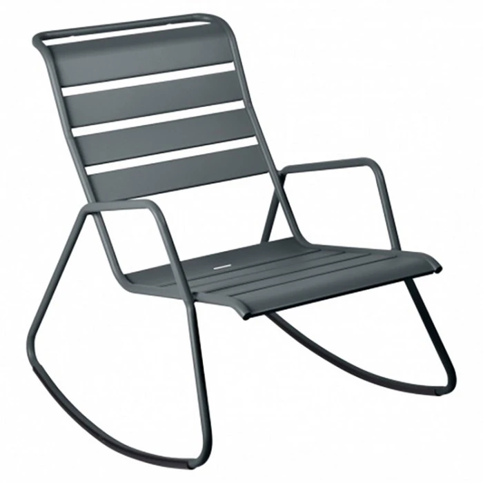 Rocking Chair FERMOB Monceau - Gris Orage 3 Rocking Chair FERMOB Monceau - Gris Orage