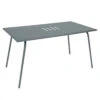 Table De Jardin 6 Personnes FERMOB Monceau 146 X 80 Cm - Gris Orage -Fatboy Boutique 483126 table jardin fermob monceau 146 80 cm gris orage