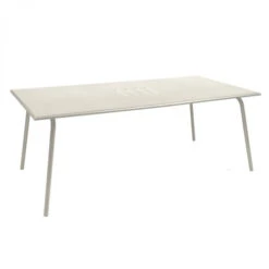 Table De Jardin 8 Personnes FERMOB Monceau 194 X 94 Cm - Gris Argile