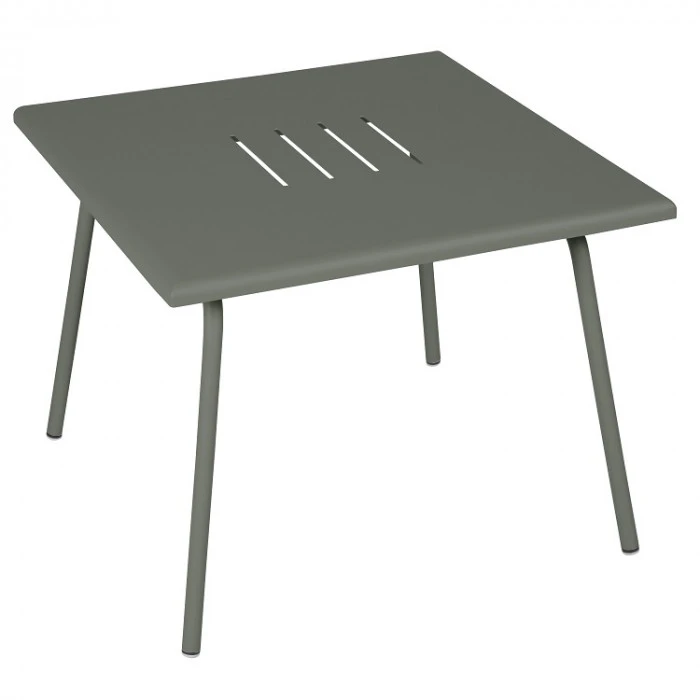 Table Basse De Jardin FERMOB Monceau 57 X 57 Cm - Romarin 3 Table Basse De Jardin FERMOB Monceau 57 X 57 Cm - Romarin