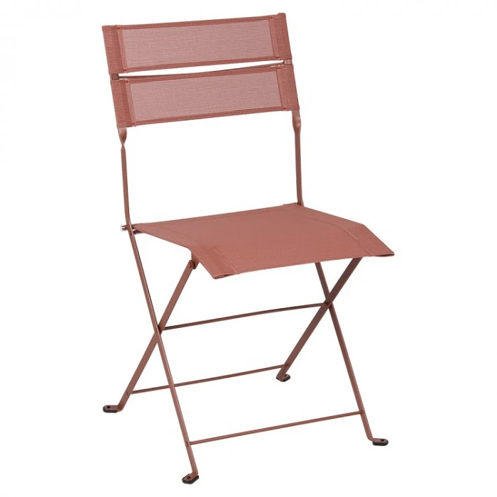 Chaise De Jardin Pliante FERMOB Latitude - Ocre Rouge 3 Chaise De Jardin Pliante FERMOB Latitude - Ocre Rouge