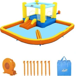 Aire De Jeux Bestway Beach Bounce (soufflerie En Continu) -Fatboy Boutique 53381 pack complet min