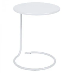 Table Basse De Jardin Déportée FERMOB Coolside - Blanc Coton