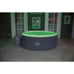 Spa Gonflable Bestway Lay-Z Spa BALI AirJet 4 Places -Fatboy Boutique 60009 spa gonflable bestway lay z spa bali led vert fonce
