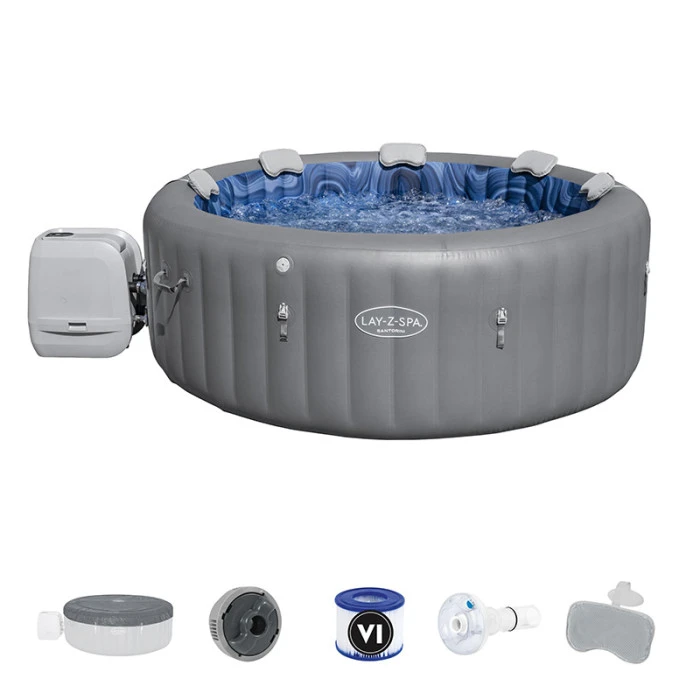 Spa Gonflable Bestway Lay-Z Spa Santorini 4 Spa Gonflable Bestway Lay-Z Spa Santorini – Image 2
