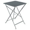 Table De Jardin Pliante 2 Personnes FERMOB Bistro 57 X 57 Cm - Gris Orage